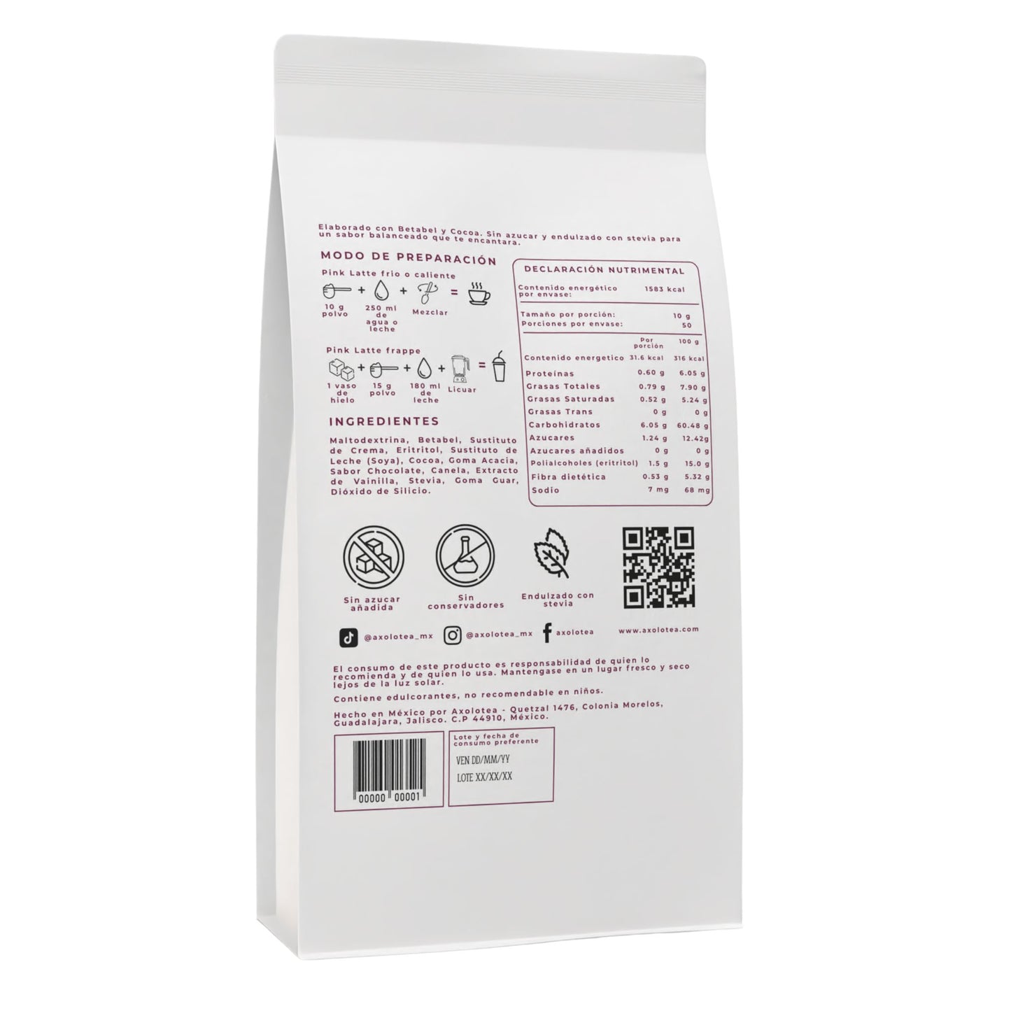 Pink Latte (Betabel & Cocoa )